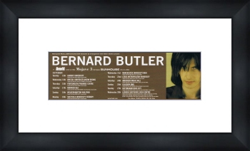 BERNARD BUTLER UK Tour 1998 - Custom Framed Original Ad