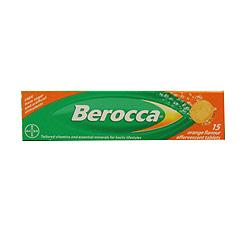 Berocca Effervescent Tablets 15` Orange Flavour