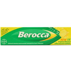 Berocca Effervescent Tablets 15s Tropical