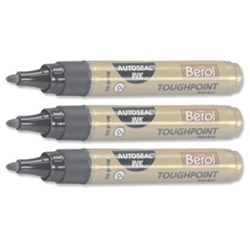 Berol Autoseal Toughpoint Marker Chisel Tip