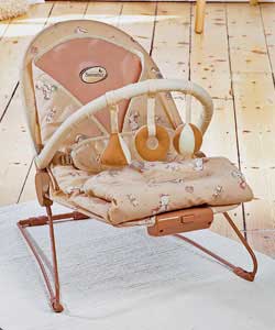 Bear Bouncer with Swaddling Blanket