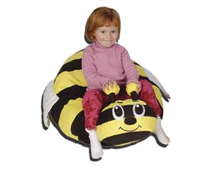 Bertie bee floor cushion