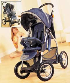 Bertini Steerable Shuttle Stroller