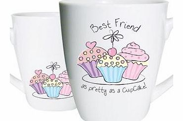 BEST Friend Trio Cupcake Mug