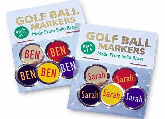 Best Impressions Personalised Golf Ball Markers