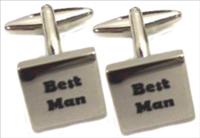 Best Man Cufflinks by John Pinder