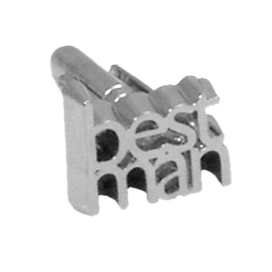 Best man word cufflinks