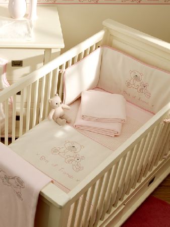 Pink Cot and Cot Bed Nursery Bedding Bale