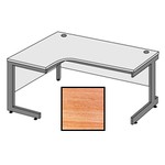 BEST Selling Budget 152.5cm Ergonomic Desk/Left Hand Return-Limed Oak