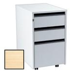 BEST Selling Budget 67cm 3 Drawer Mobile Pedestal-Beech