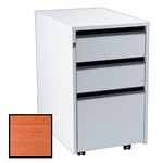 BEST Selling Budget 67cm 3 Drawer Mobile Pedestal-Cherry