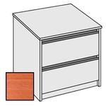 Selling Budget Desk End 2 Drawer Side Filing Cabinet For Return of Ergonomic Desk-Cherry
