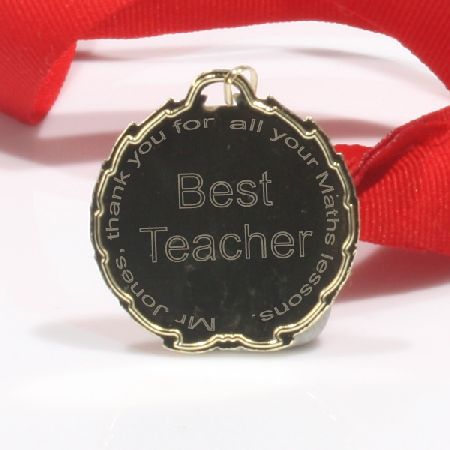 BEST Teacher Medal Ribbon