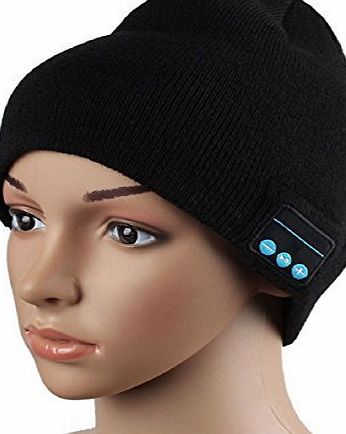 Newest 2015 Outdoor Bluetooth Beanie Hat Cap Headphone Stereo Speakers amp; Mic Hands Free Christmas Gifts (Black) by Bestpriceam