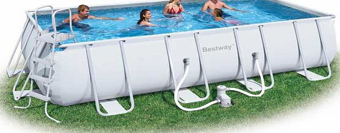 Bestway 18 Rectangular Frame Pool Set