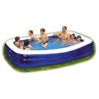 3 Ring Deluxe Inflatable Pool Set