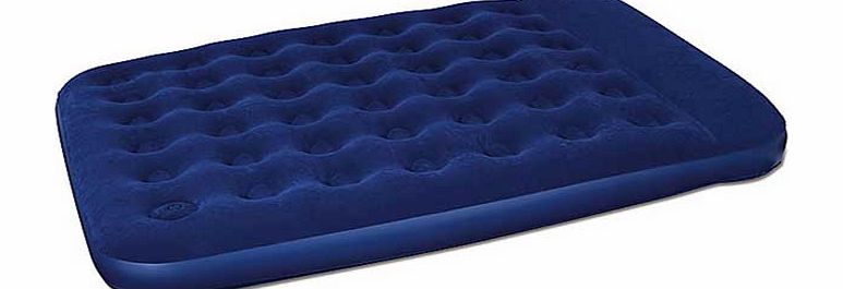 Easy Inflate Flocked Air Bed - Double