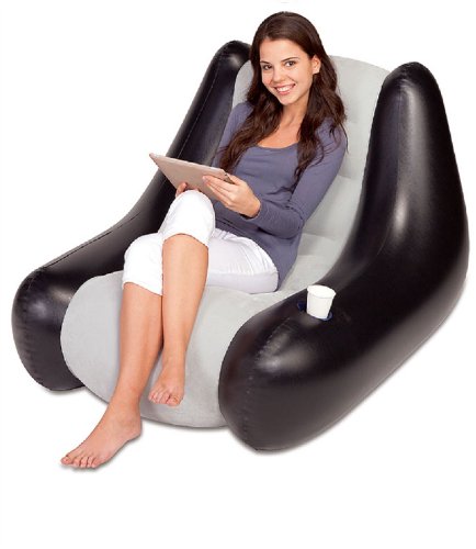 Bestway Inflatable Blow Up Waterproof Gaming Camping Lounge Chair Sofa Bean Bag Seat