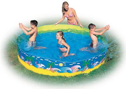 bestway Tropical Fill Nand#39; Fun Paddling Pool - 6ft