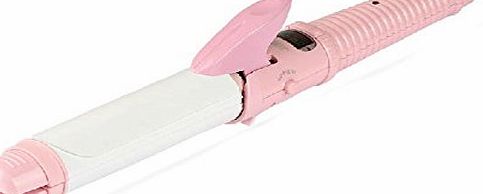 Bestyle Straight Curl 2 in 1 Advanced Ceramic Hair Straightener Temperature Changeable Rotary Knob Pink