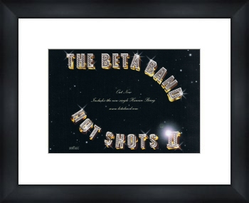 BETA BAND Hot Shots II - Custom Framed Original Ad