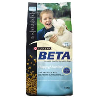 Beta Double Kibble Puppy and Junior Chicken and Rice 15kg