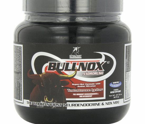 Betancourt Nutrition Bullnox Androrush 22.33 Oz (633 G) Blue Raspberry Sport Performance Supplements