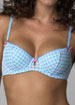 Stretch Mesh balconette underwired bra