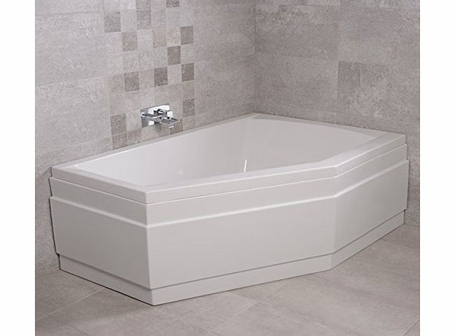 Better Bathrooms Corner Bath 1500 Right Hand