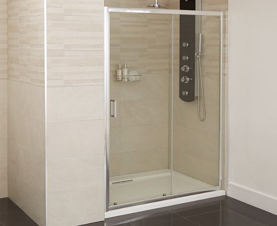 Shower Door Sliding Walk In Enclosure Corner 1200 Alcove Recess Glass Screen Panel (Reversible* Size Adjustable*) Easy Access Clean Rectangular Luxury Modern Entry