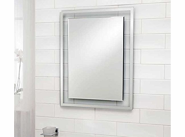 Better Bathrooms Wall Mounted 5mm Thick Glass Bevell Edge Bathroom Mirror