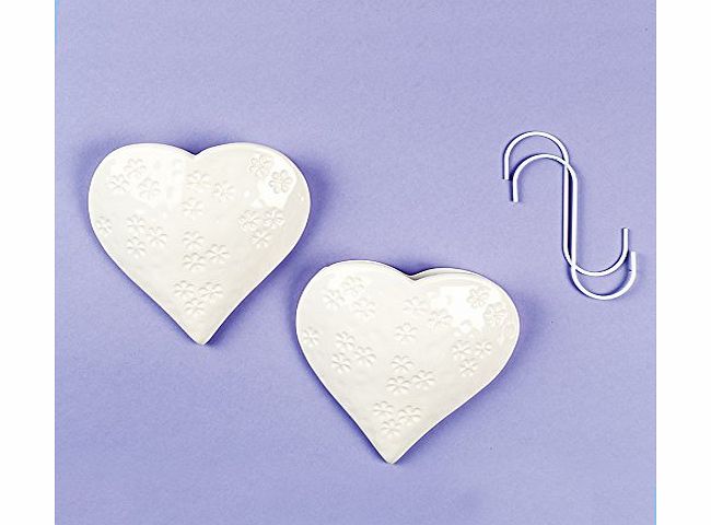 Betterware Ceramic Heart Humidifiers (2)