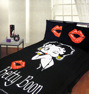 betty Boop and#39;Stepping Outand39; Double Duvet Cover Set