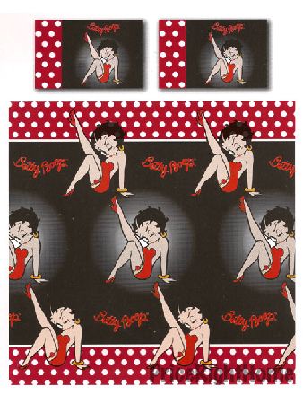 Betty Boop Double Duvet Cover and 2 Pillowcases