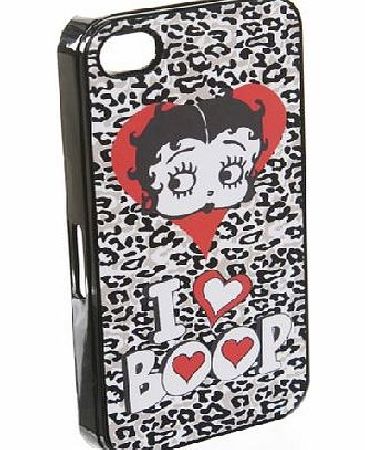 Betty Boop I Love Boop Leopard Print iPhone 4/4S