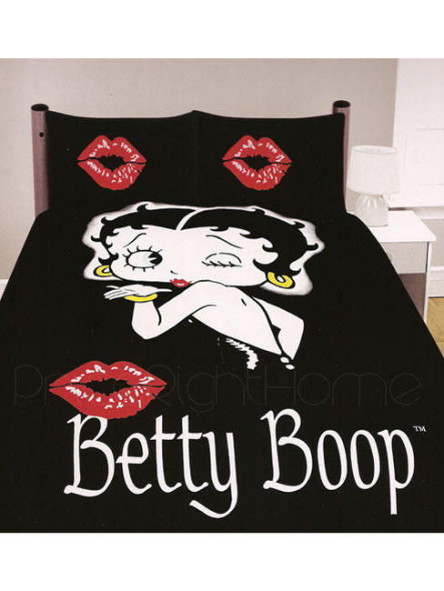 Betty Boop Kiss Double Duvet Cover and