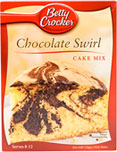 Betty Crocker Chocolate Swirl Cake Mix (500g)
