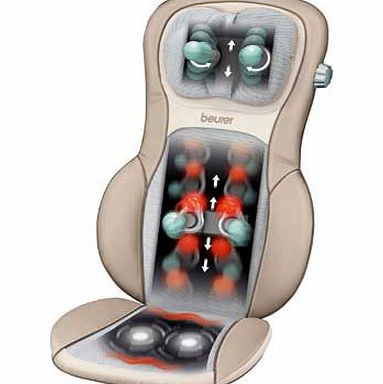 Beurer MG290 Shiatsu Massage Seat Cover - Cream