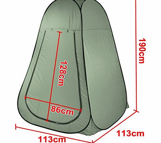 Beyondfashion Pop Up Toilet Tent For Camping Shower Changing Room Caravan Utillity Accessories With Bag