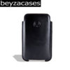 Beyza SlimLine Leather Pouch Case - HTC Touch Cruise - Black