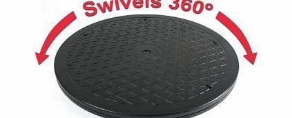 BGSL 12`` Heavy Duty Swivel With Steel Ball Bearings for Indoor/Outdoor Use With Flat Panel Monitors, Tvs, Potted Plants and Stereo Speakers