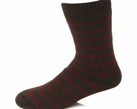 Bhs 1 Pack Heat Holder Socks, Red BR61H01FBUR