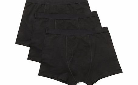 Bhs 3 Pack Great Value Black Trunks, Black BR60T02GBLK