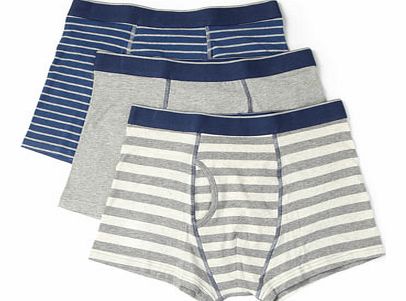 Bhs 3 Pack Grey Stripe Trunks, Grey BR60T06DGRY