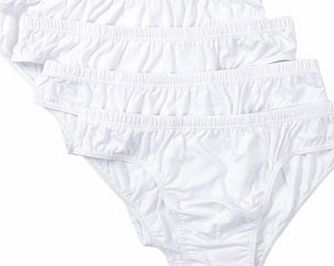 Bhs 4 Pack Plain White Slips, White BR60S03ZWHT