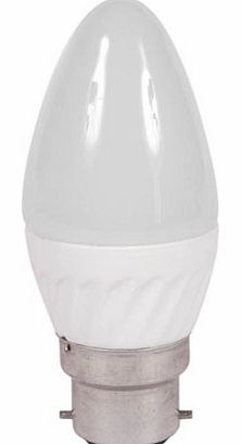 Bhs 4W LED BC opal candle bulb (equivalent to 30w),