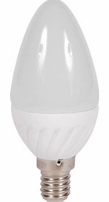 Bhs 4W LED SES opal candle bulb (equivalent to 30w),