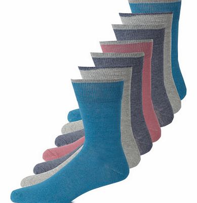 Bhs 7 Pack New Chino Socks, Grey BR61P25CGRY