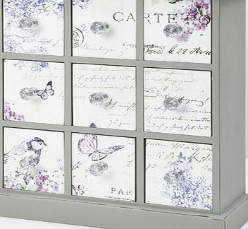 Bhs 9 Drawer Printed Storage Box, multi 30926999530