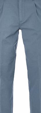 Bhs Airforce Blue Pleat Front Chinos, Blue BR58B02EBLU